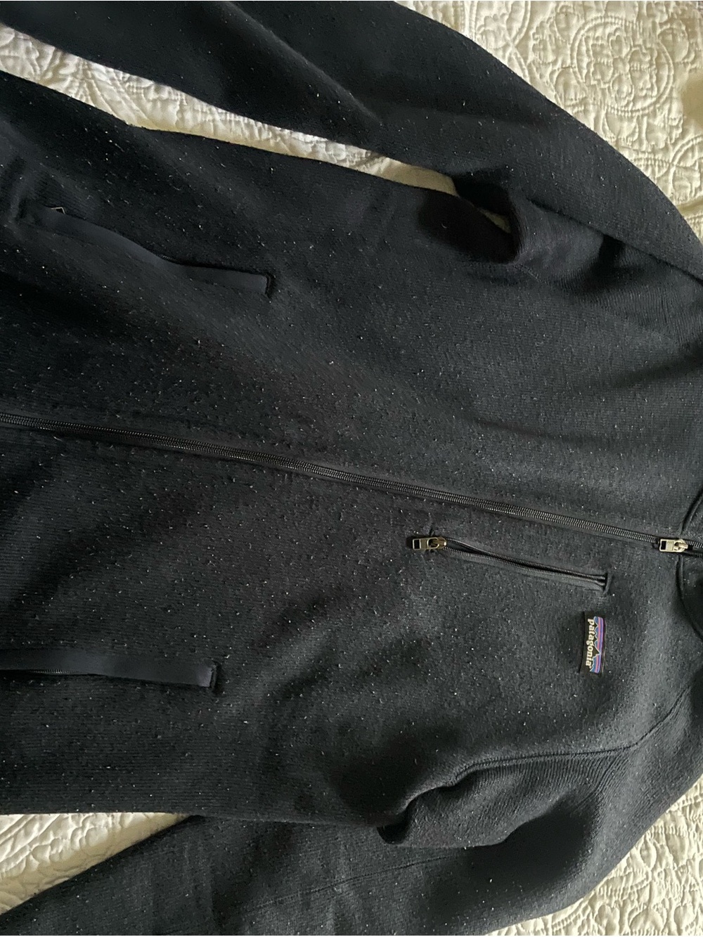 Patagonia mens Black Full-Zip Fleece Jacket